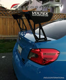 Billet Solid Cut Out Wing Stands For Voltex GT Wings - 325mm (Flat Trunk)