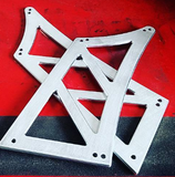 Aerogenics 295mm stands for Voltex GT wings [S2000/Civic/EVO/etc] - Aerogenics