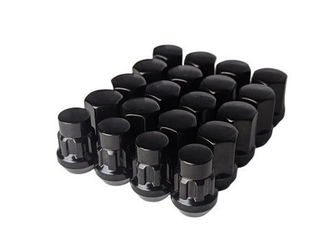 Carbon Steel Lugnuts with locks - 20 pcs