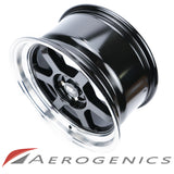 Offroad MST Wheels - Gloss Black w/Machined Lip / 16x8 +20