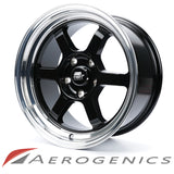 Offroad MST Wheels - Gloss Black w/Machined Lip / 16x8 +20